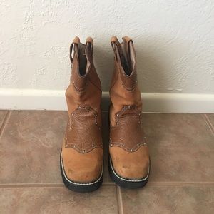 Roper square toe boots